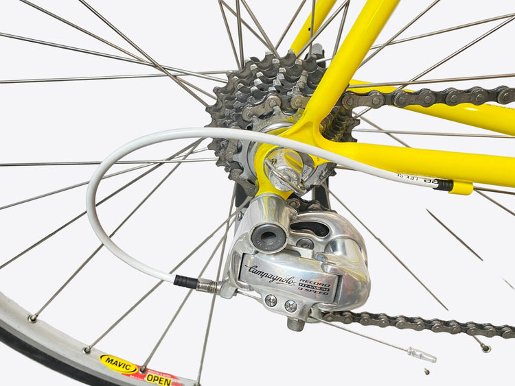 view of the derailleur and cassette