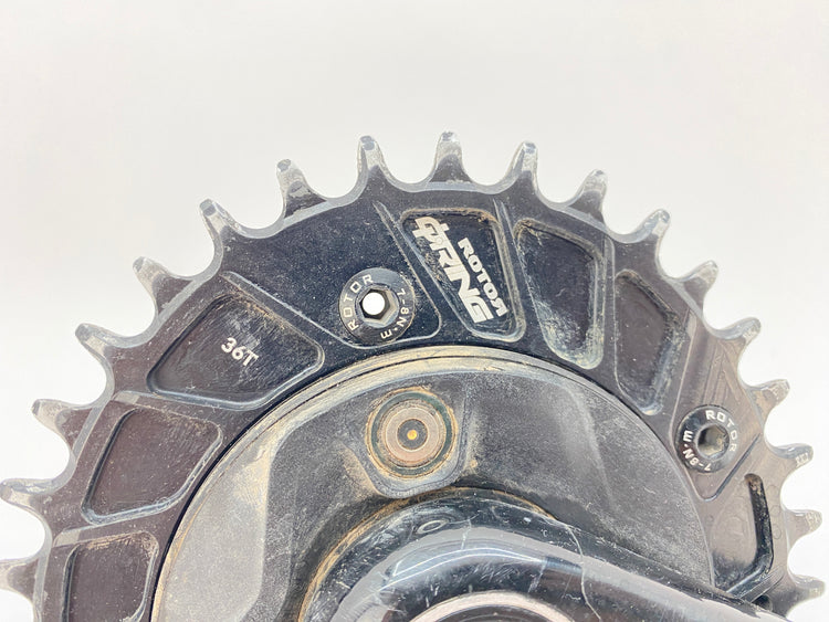 Rotor Kapic Carbon InSpider Powermeter MTB Crankset 175mm - for parts