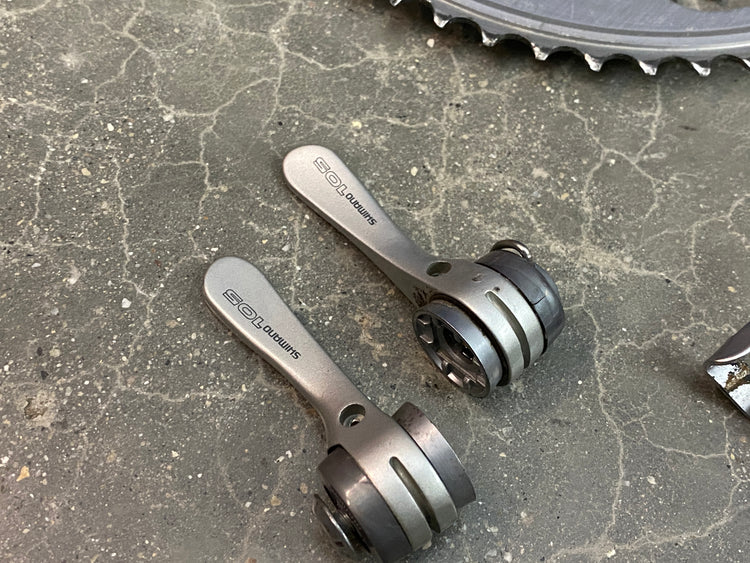 Shimano 105 2x7 Downtube Groupset Aero Levers Braze On