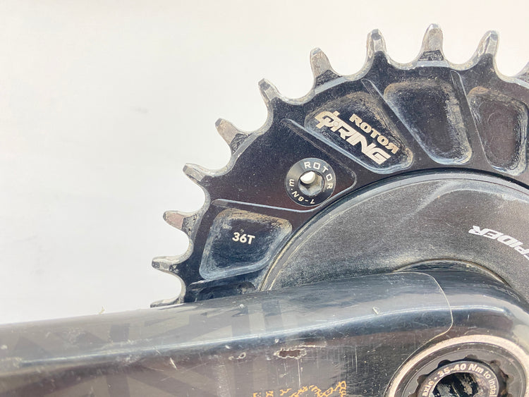 Rotor Kapic Carbon InSpider Powermeter MTB Crankset 175mm - for parts