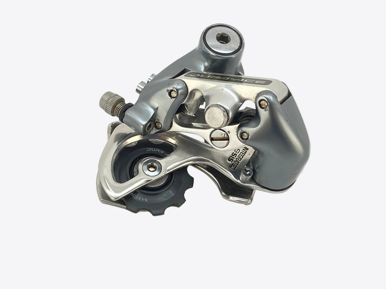 underside view of the derailleur
