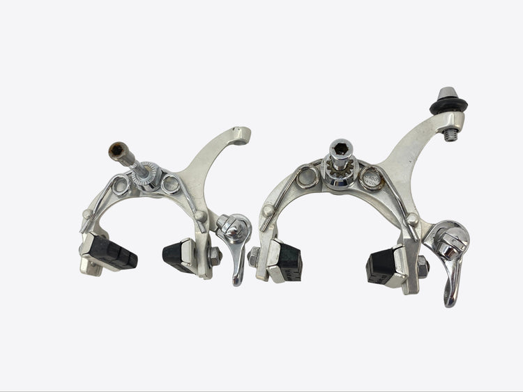 backside view of the brakes