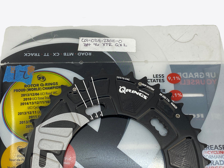 Rotor Q Ring Oval Chainring Set 38/25 Tooth 96/64 BCD XTR 9000