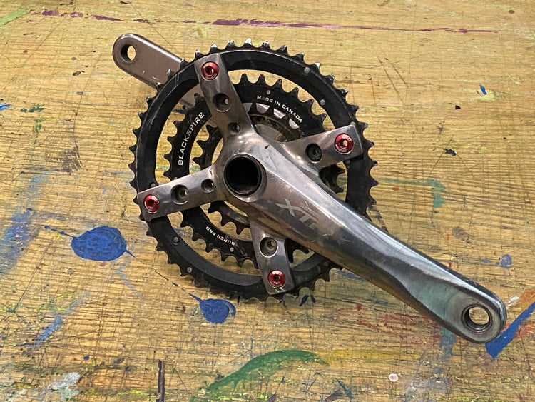 Shimano XTR FC-M960 Triple Crankset 175mm Blackspire Rings