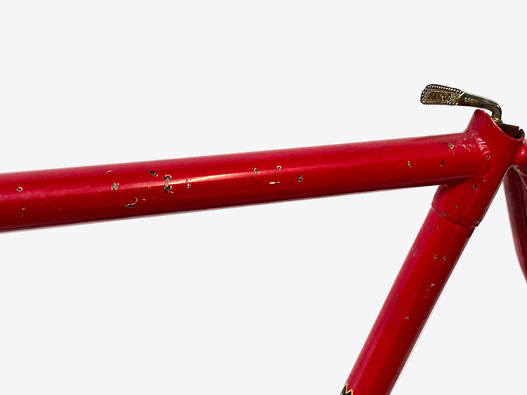 left side of the top tube