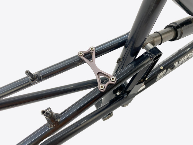 top view of the seat stays