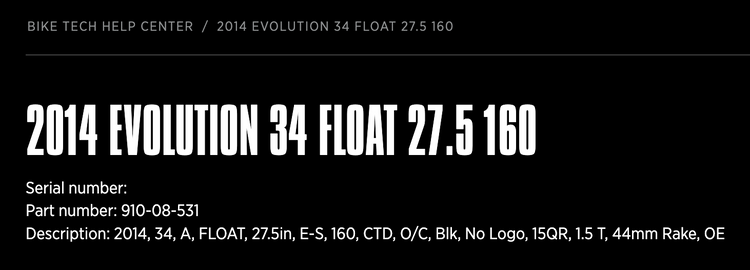 manufacturer information