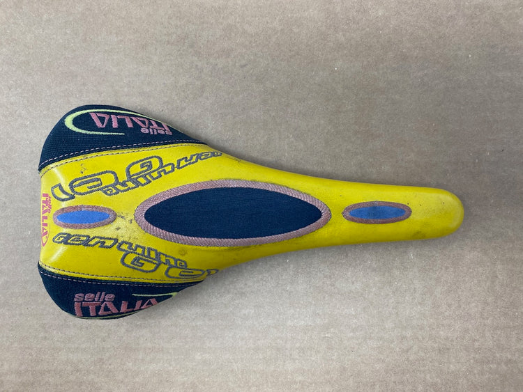 Selle Italia Flite Gel Saddle, Titanium, Used