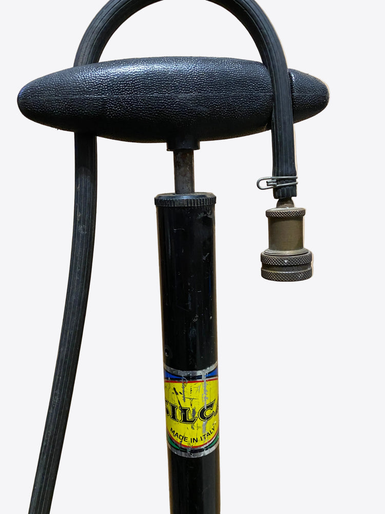 close up of the handle