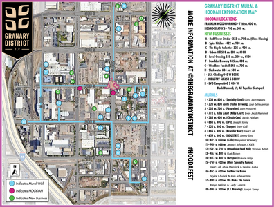 Granary District Treasure Map