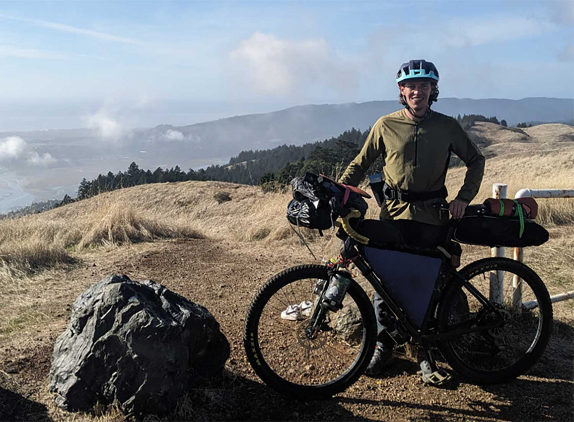 Photo of Will Dietz with his bike.