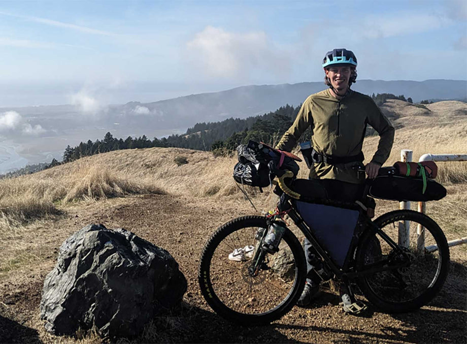 Photo of Will Dietz with his bike.