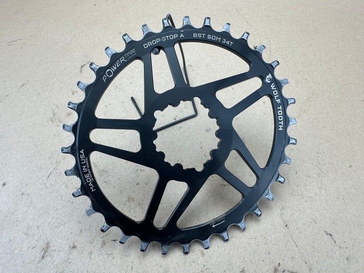 Wolf Tooth Elliptical Chainring 34T Direct Mount