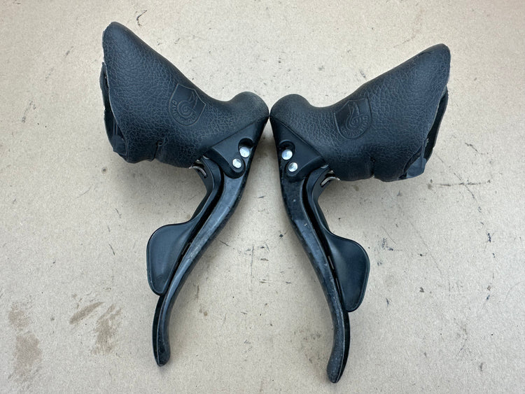 Campagnolo Chorus 10 Speed Shifters Set Carbon Fiber - Missing Bar Clamps
