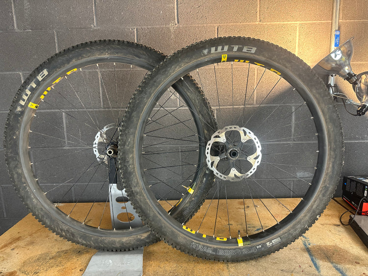 WTB Asym i29 29" Wheelset with Rotors 12x142 15x100
