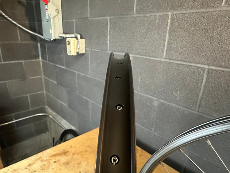 Vintage Araya 26" Wheelset with XT Hubs - Super Hard Anodized - Uniglide