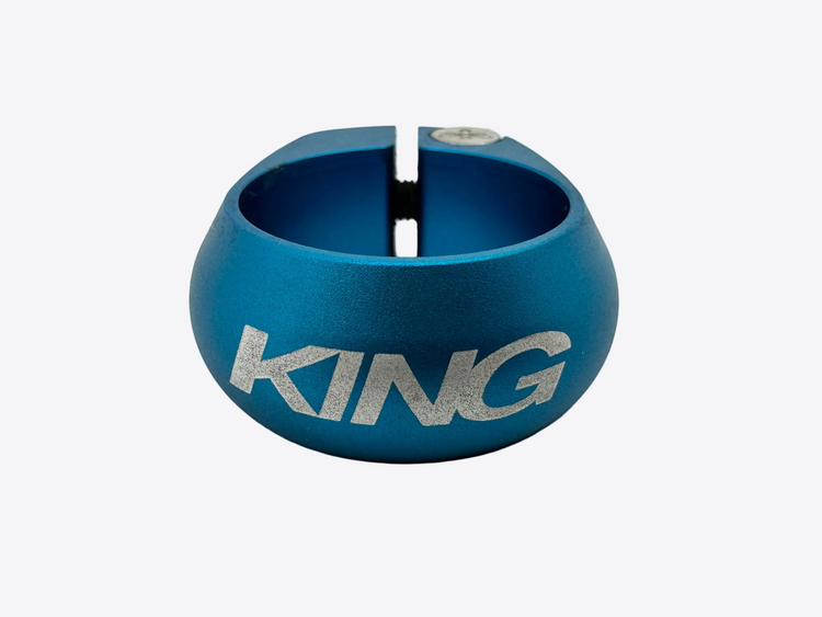 Chris King Seatpost Collar Clamp 30.0mm Blue