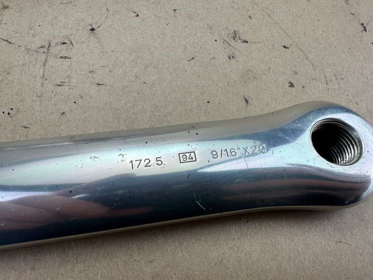 Campagnolo Double Crankset 53/39 172.5 Vintage