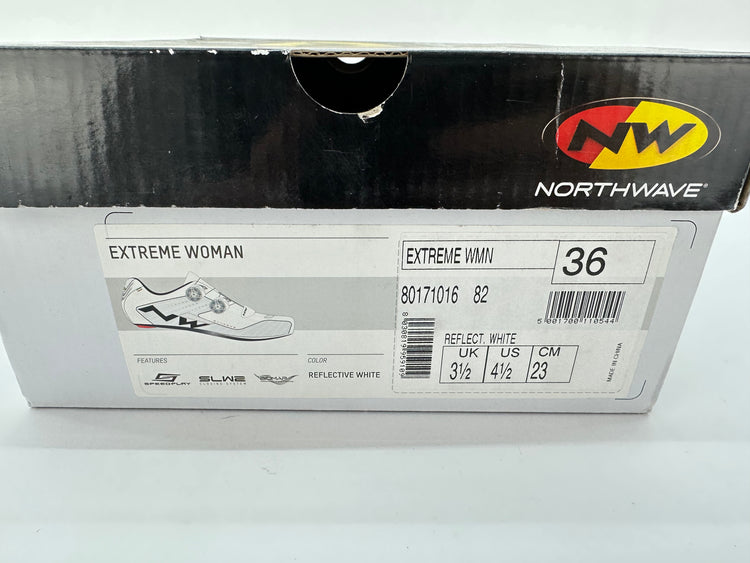 NorthWave Extreme Women's Clipless Cycling Shoe 36 EU 4.5 US Carbon