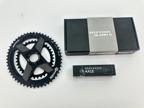Rotor Aldhu 3D+ Crankset Q Ring 52/36 170 Road Offset Axle