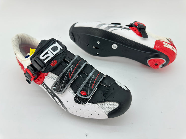 Sidi Genius Fit Clipless Cycling Shoe Mens 11 45.5 Carbon