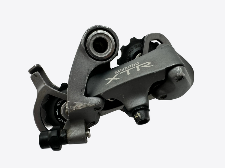 Shimano X-TRR bike derailleur on a white background