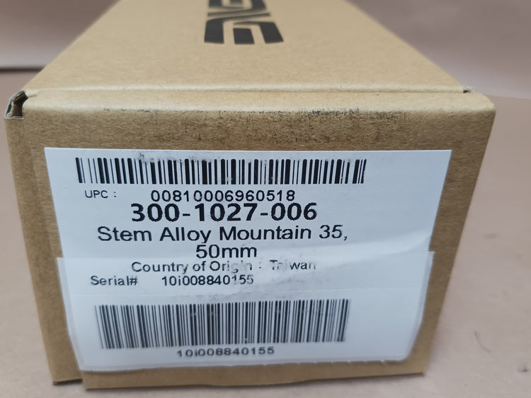 NOS Enve Alloy Stem 35mm Clamp 50mm Length