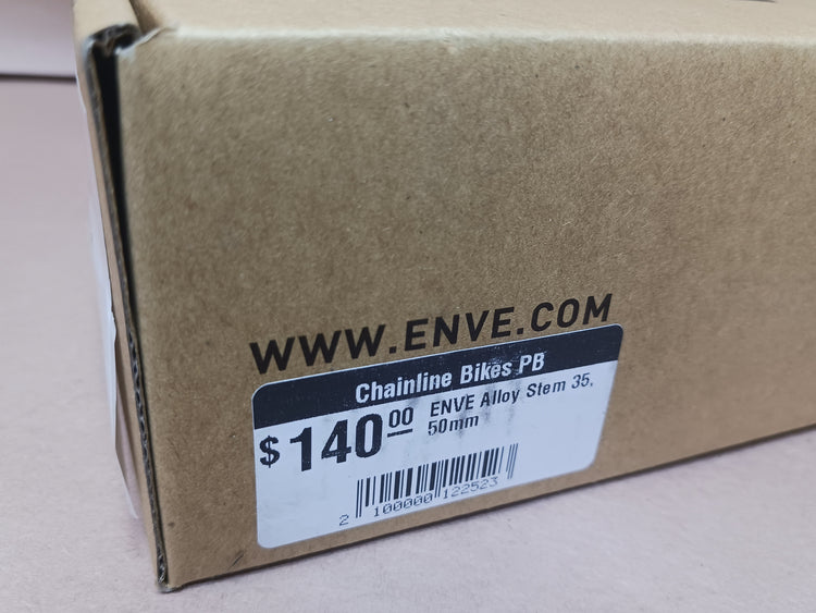 NOS Enve Alloy Stem 35mm Clamp 50mm Length