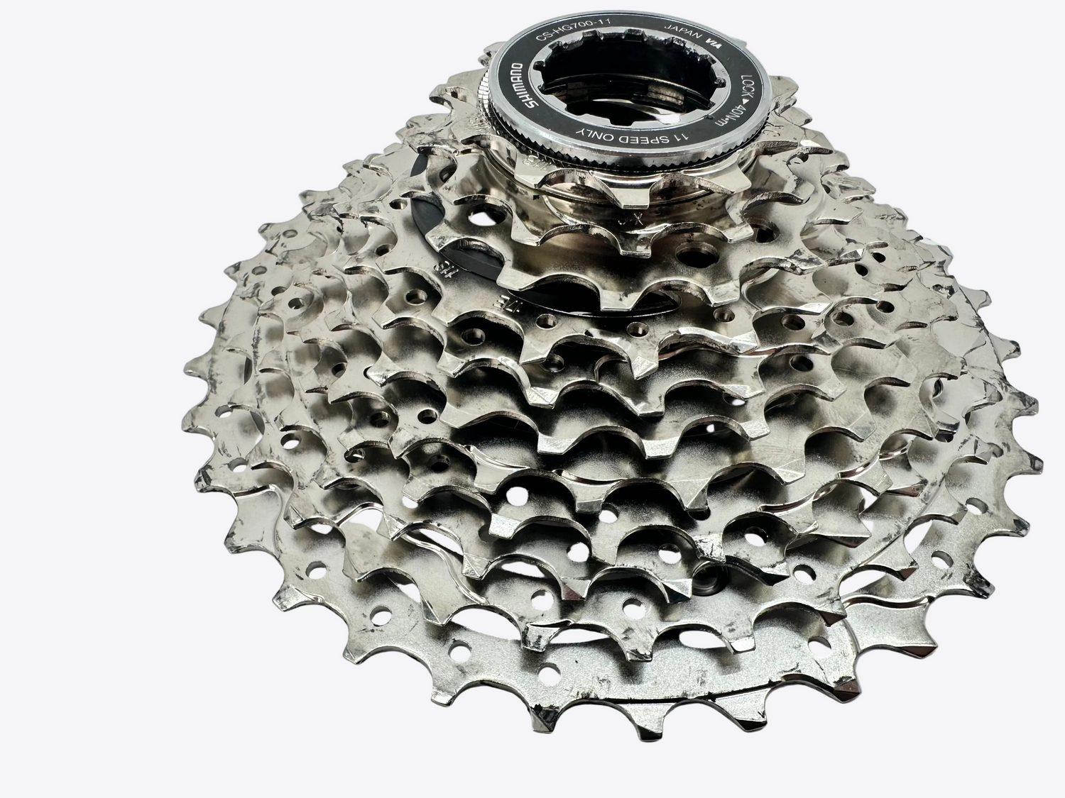 shimano cassette side view