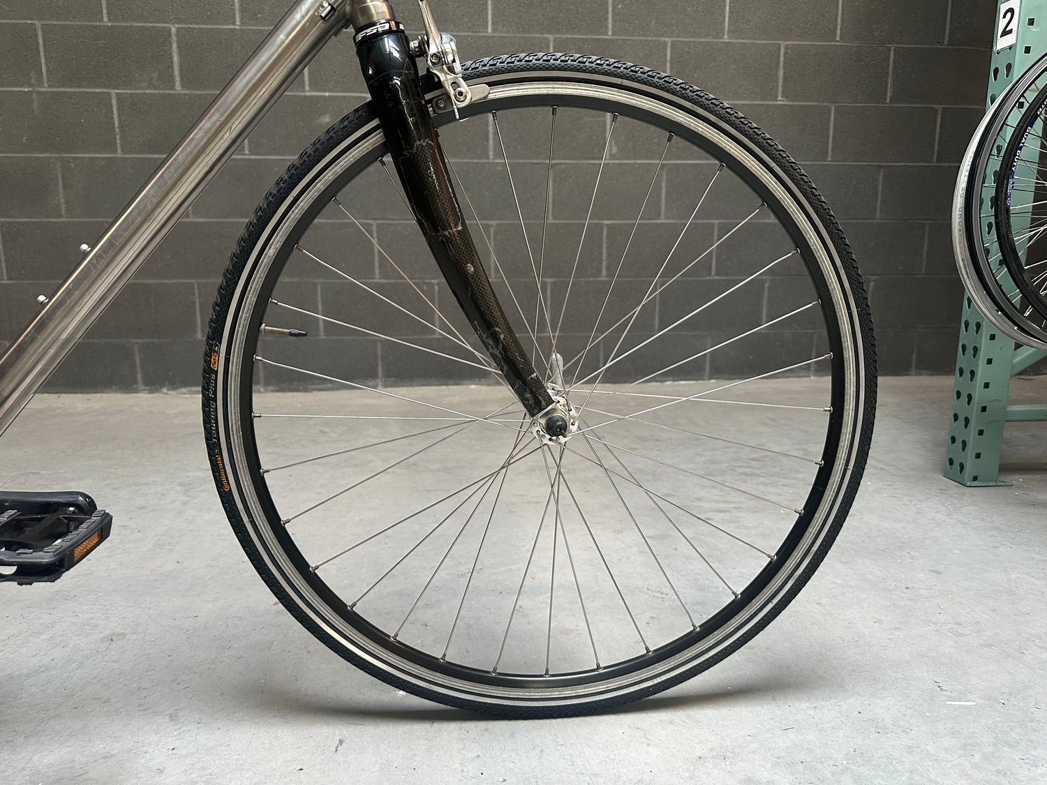 Van Nicholas Zephyr Titanium Flat Bar Road Bike 56cm Large