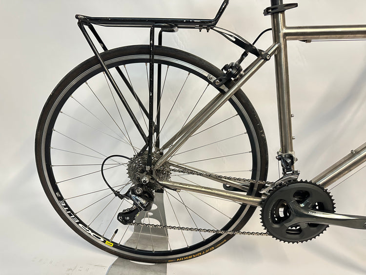 Van Nicholas Zephyr Titanium Flat Bar Road Bike 54CM