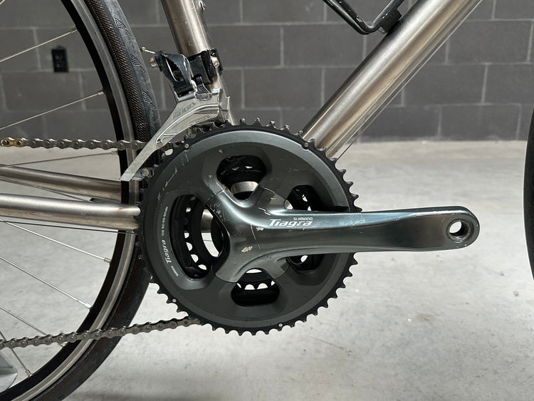 Van Nicholas Zephyr Titanium Flat Bar Road Bike 53cm