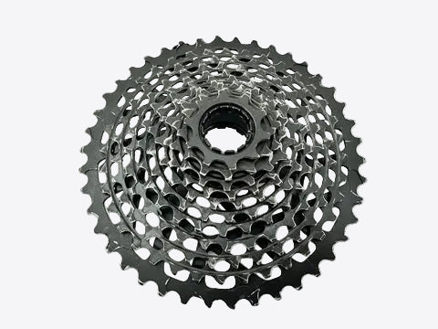 Cycloidal gear set on a white background