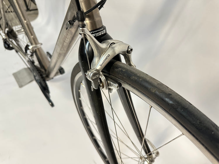 Van Nicholas Zephyr Titanium Flat Bar Road Bike 54CM