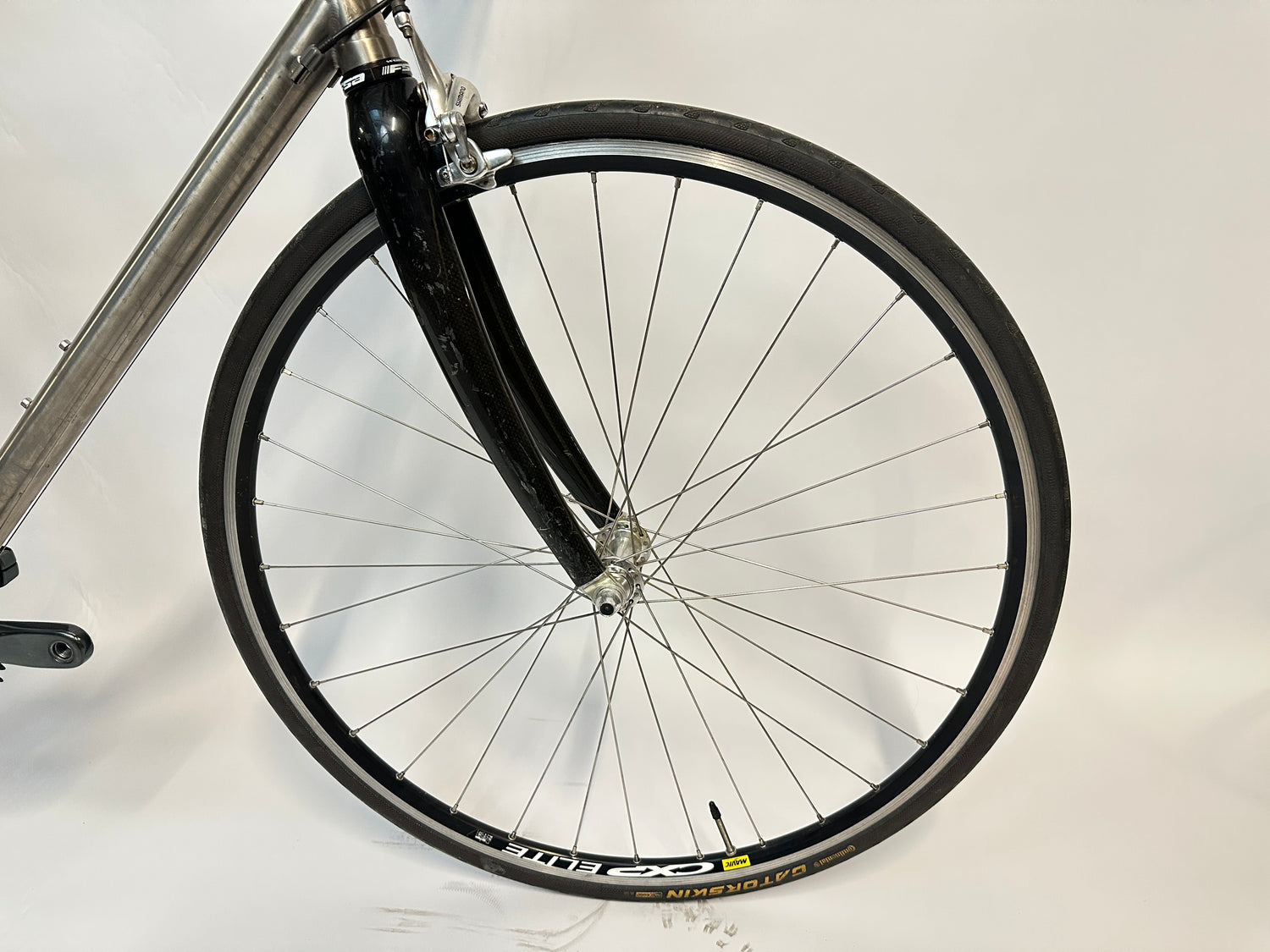 Van Nicholas Zephyr Titanium Flat Bar Road Bike 54CM Van Nicholas Zephyr Titanium Flat Bar Road Bike 54CM