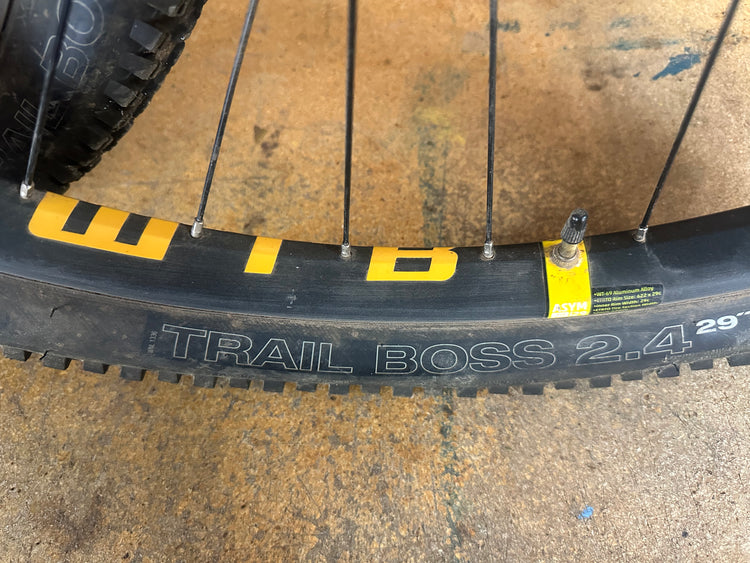 WTB Asym i29 29" Wheelset with Rotors 12x142 15x100