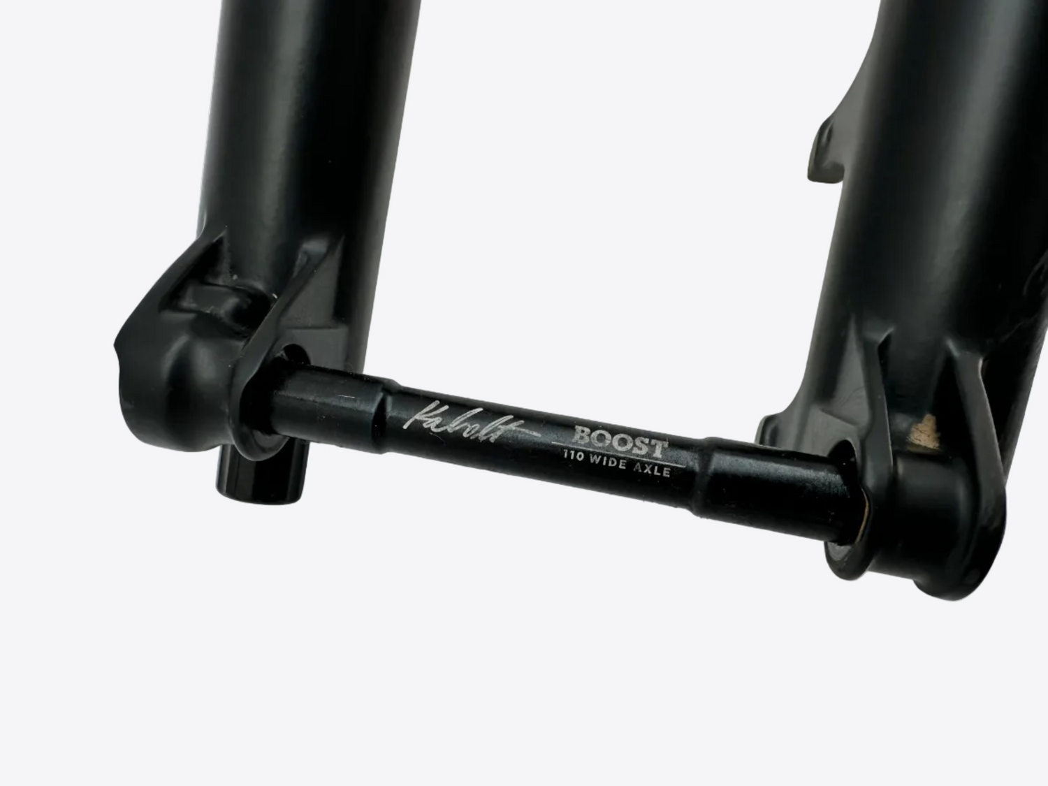 bike fork with thru axle