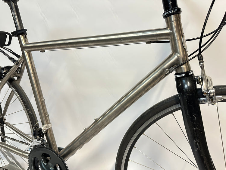 Van Nicholas Zephyr Titanium Flat Bar Road Bike 54CM