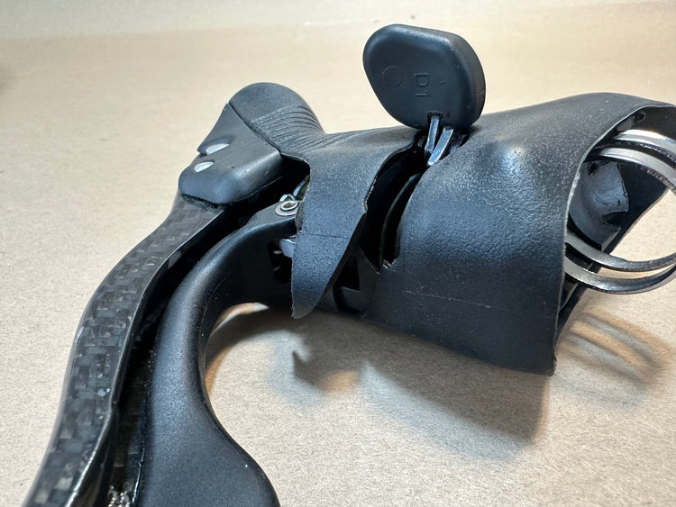 Campagnolo Super Record 11 Speed Right Shifter *Ripped Hood*