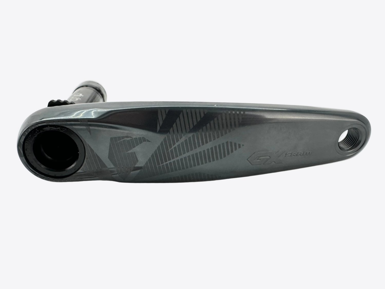 Bicycle crankset on a white background