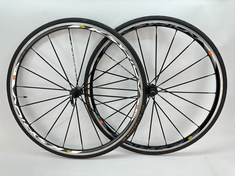Mavic Ksyrium 700c Road Bike Wheelset With Tires QR