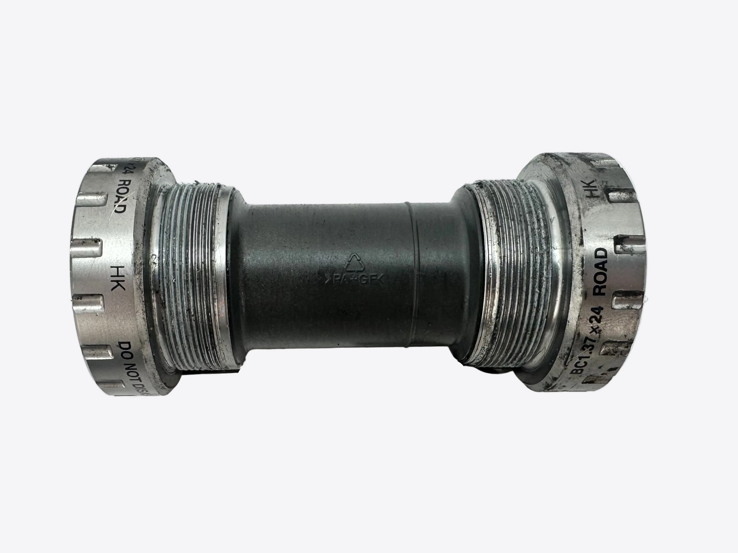Bicycle bottom bracket on a white background