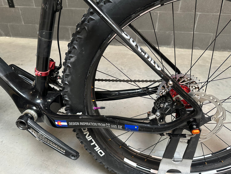 Borealis Yampa Carbon Fat Bike 26" Large HED Carbon Wheels 26 Pounds