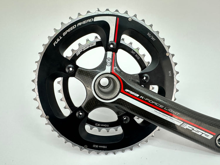 FSA K-Force Light Carbon Crank Double 50/34 BB30 170
