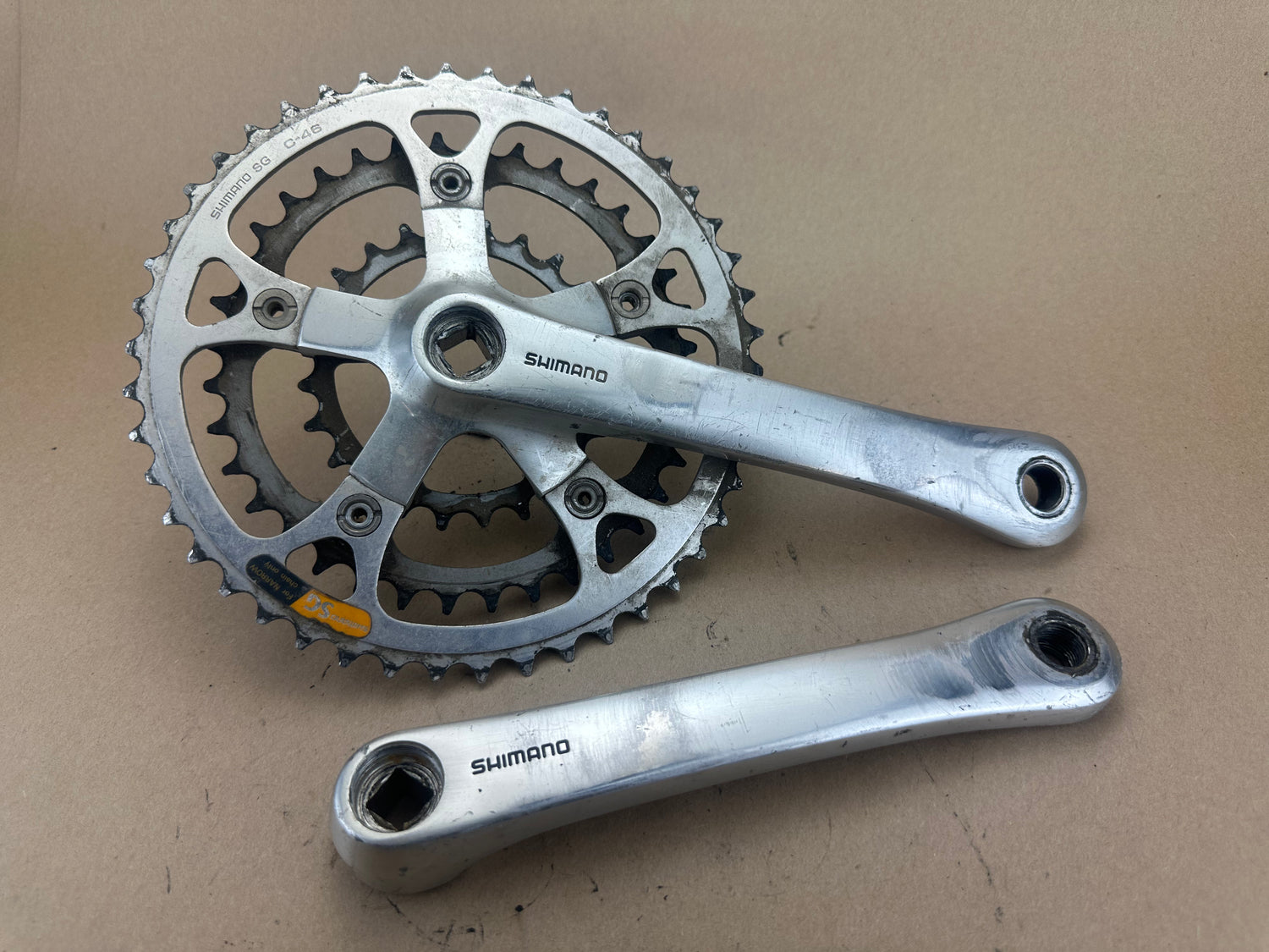 Shimano Deore M-730 Crankset 175 Vintage Shimano Deore M-730 Crankset 175 Vintage