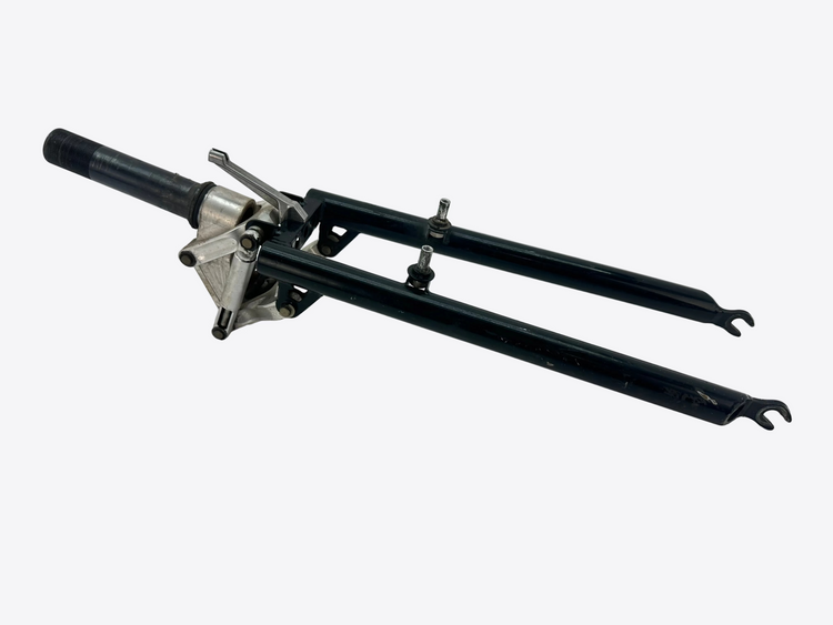 Bicycle fork on a white background