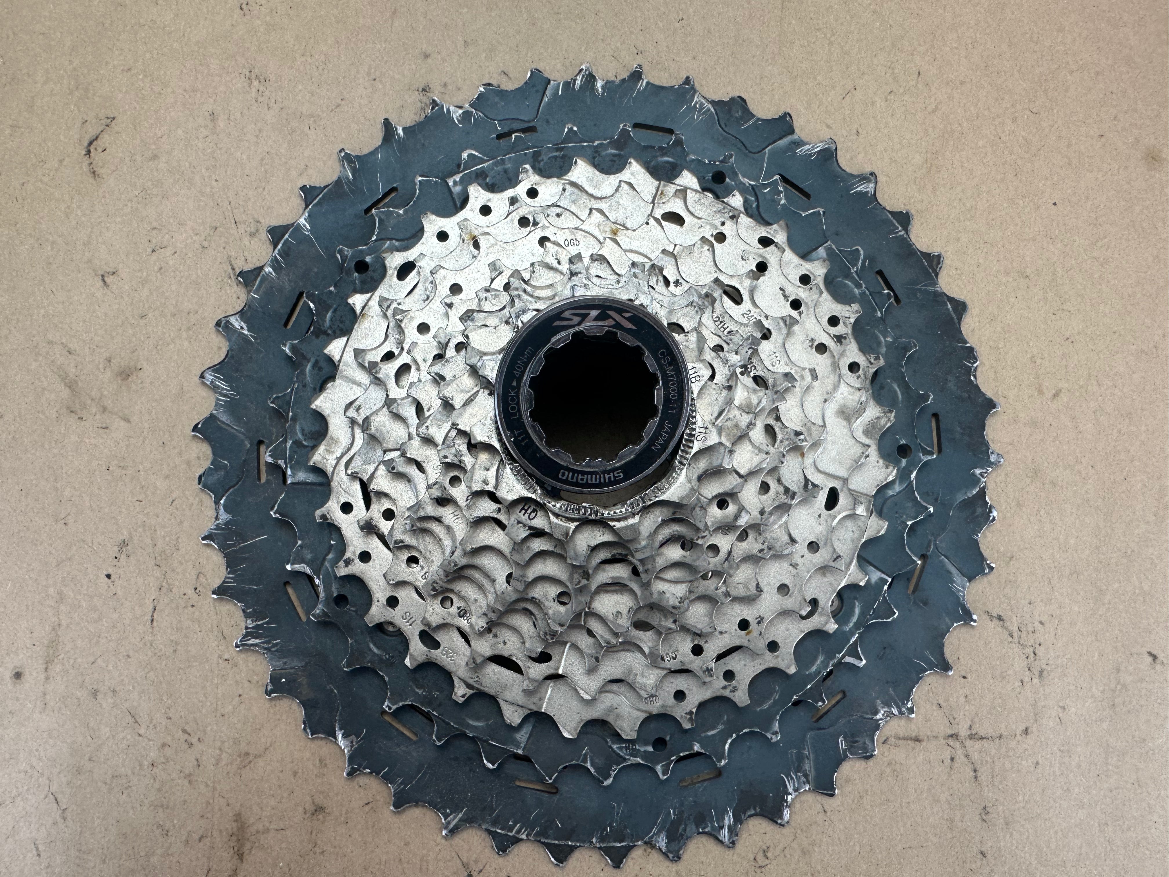 Cassette Shimano SLX 7000 11 Vitesses 11-49 Dents - Occasion - Pour VTT