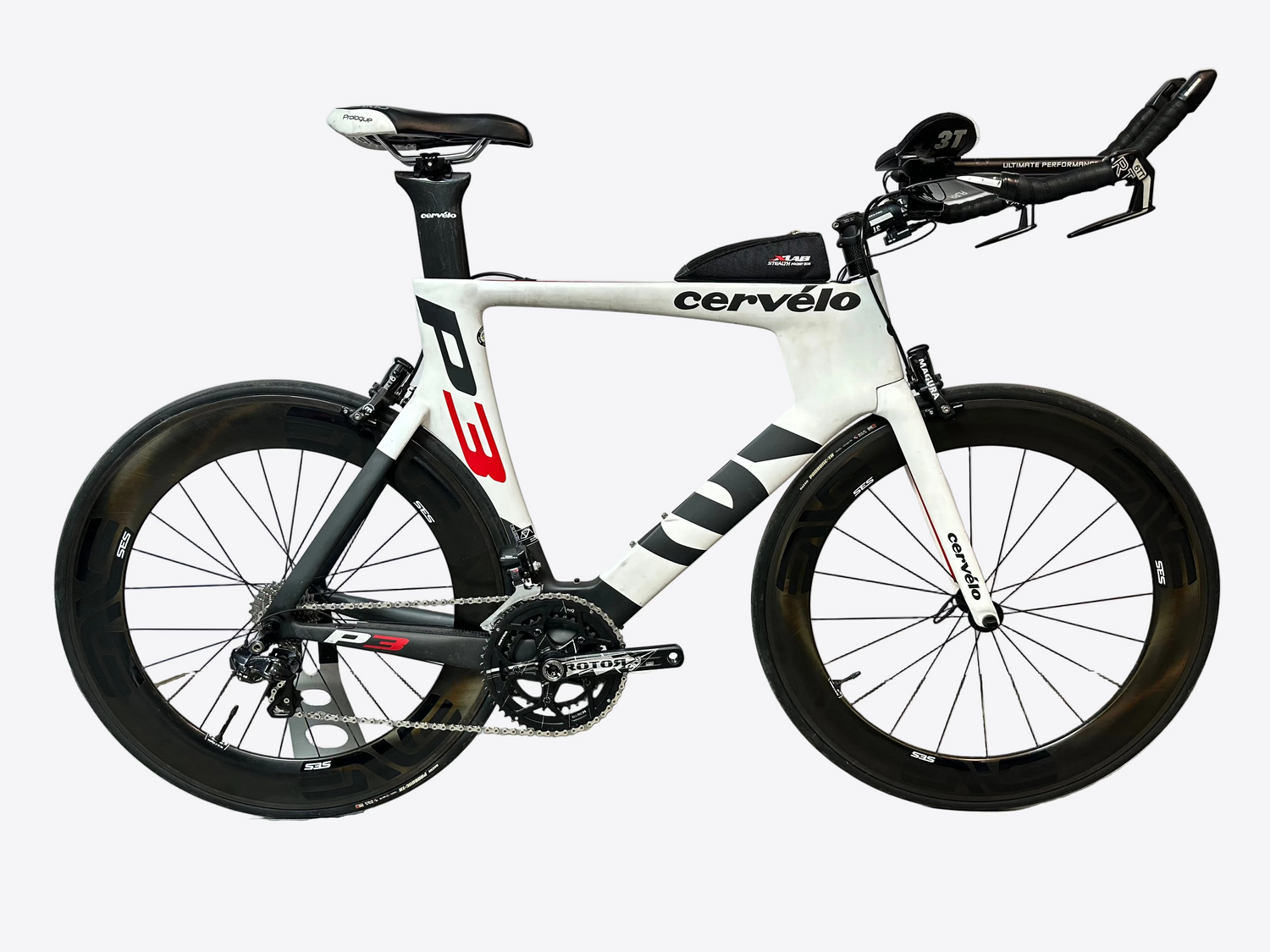 Cervelo bicycle on a gray background