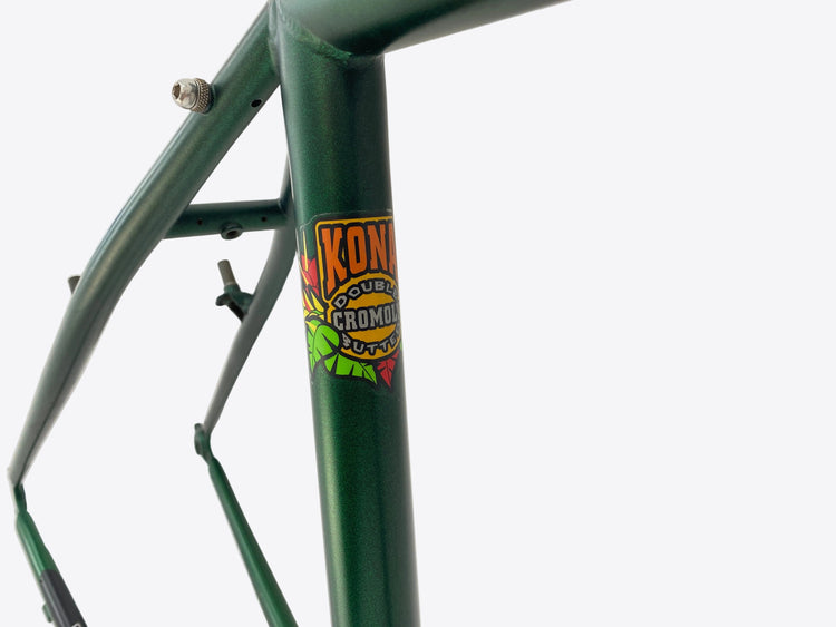 close up of the seat tube