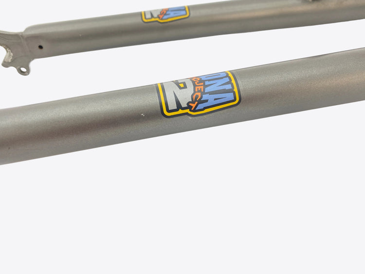 scratch on the left fork leg